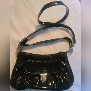 Coach Poppy black patent leather crossbody/Purse